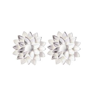 Aretes Clavel de Plata 925