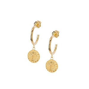 Aretes Raymi Bañado en Oro 24K