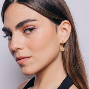 Aretes Raymi Bañado en Oro 24K