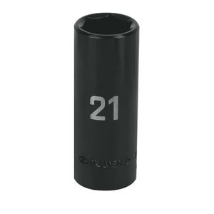 Dado de impacto 1 /2" largo 6 puntas 21 mm, profesional Truper