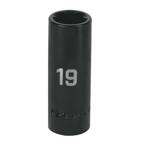 Dado de impacto 1 /2" largo 6 puntas 19 mm, Truper