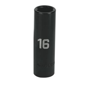 Dado de impacto 1 /2" largo 6 puntas 16 mm, Truper