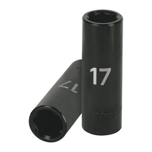 Dado de impacto 1 /2" largo 6 puntas 17 mm, Truper
