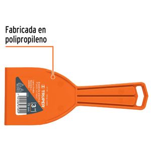 Espátula para estucado de pvc 3 pulgadas Truper