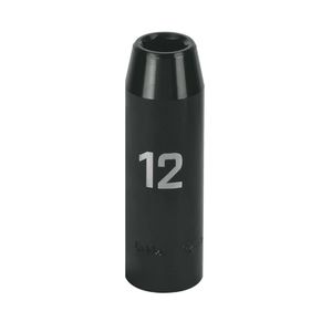 Dado de impacto 1 /2" largo 6 puntas 12 mm, Truper