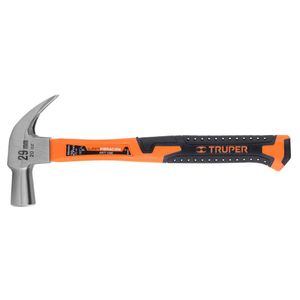 Martillo carpintero cabeza cónica 29 mm, mango fibra vidrio,truper
