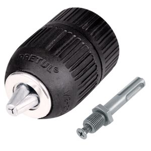 kit mandril broquero sin llave uso automático adaptador taladro SDS