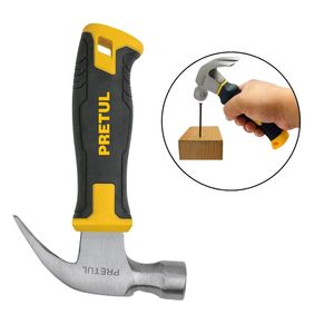 Martillo 10 oz, mango comfort grip, Pretul