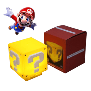 Lampara Inalambrica Cubo Mario Bros Con Sonido