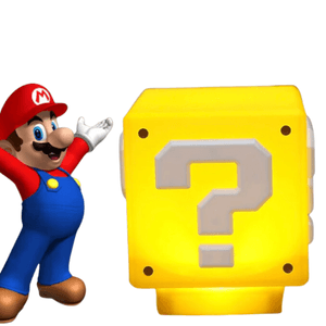 Lampara Inalambrica Cubo Mario Bros Con Sonido