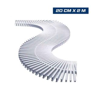Canaleta Berklin para Borde de Piscina 20 CM x 1 Metro