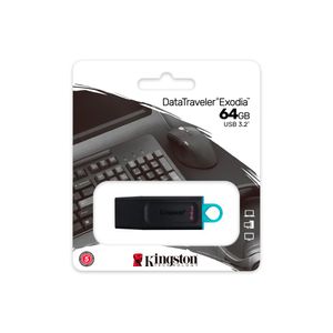 Memoria Usb 64gb Kingston 3.2 Exodia DTX