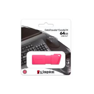 Memoria Usb 64gb Kingston 3.2 Exodia Neon Pink KC-U2L64-7LN