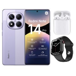 Xiaomi Redmi Note 14 Pro 5G 256GB Purpura  + Audifonos + Smartwatch