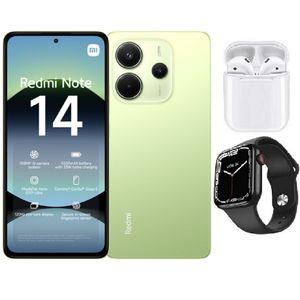 Xiaomi Redmi Note 14 256GB Verde + Audifonos + Smartwatch