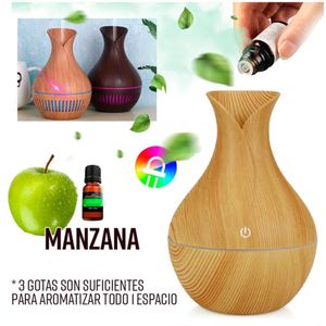 Humidificador Difusor de Aroma con Luz Led Ultrasónico aromaterapia