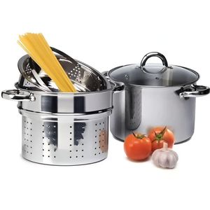 Espaguetera Finezza FZ-0060SP-IN de Acero Inoxidable de 7L