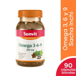 Sunvit Nat Omega 3-6-9  500mg Cápsulas blanda