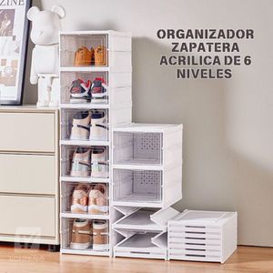 Zapatera Organizador Plegable de 6 Niveles Armable