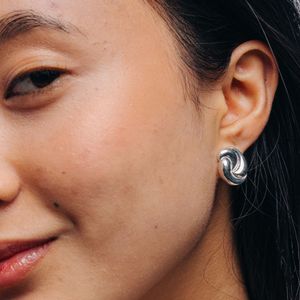Aretes Wave de Plata 925