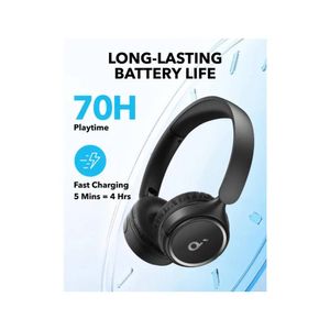 Auriculares Soundcore H30i Inalámbricos con 70H de Batería, BT 5.3