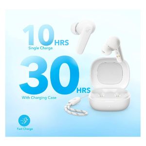 Anker Soundcore P25i Audífonos Inalámbricos con Sonido Potente 30H Blanco