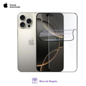 Apple Iphone 16 Pro 256Gb Apple Intelligence Esim Natural Titanium con Mica Hidrogel
