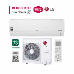 DUALCOOL, Aire Acondicionado Inverter 18000 BTU, Función Frío/Calor