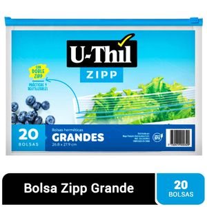 Bolsas conservadoras U-THIL Grandes herméticas Paquete 20Un