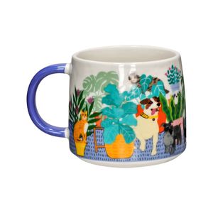 Mug Cerámica Pintado a Mano 420 ml