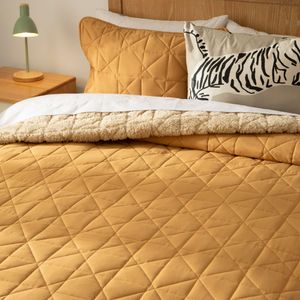 Quilt Microfibra Cordero con Diseño 1.5 plaza