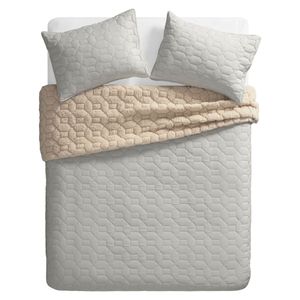 Quilt Microfibra Cordero con Diseño King XL