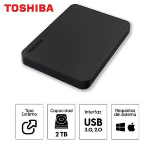 Disco duro externo Toshiba Canvio Basics 2TB, USB 3.0