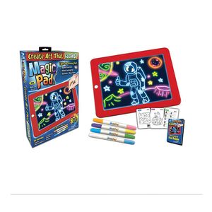 Pizarra Mágica Magic Pad con Luz para Niños lapiz