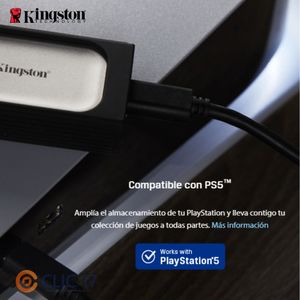 Disco Solido SSD Externo 2TB XS2000 KINGSTON USB Tipo-C 3.2