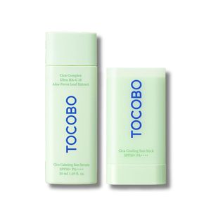 Cica Cooling Sun Stick + Cica Calming Sun Serum Tocobo Duo Pack