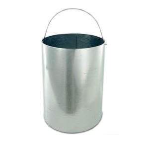 Papelera 12L ALBA (D20.5x58cm) - Acero Inoxidable con Pedal y Contenedor Extraíble 984201201