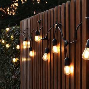 Guirnalda Led Orange Gota 12 Focos Luz Cálida 7m IP65 Negro