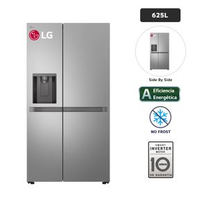 Refrigeradora LG 625L No Frost GS66SPY Plateado