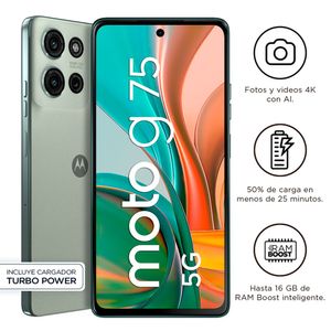 Celular Motorola G75 6.78" 8GB RAM 256GB Verde