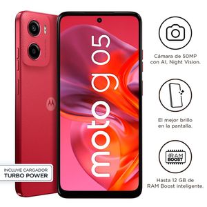 Celular Motorola G05 6.67" 4GB RAM 128GB Rojo