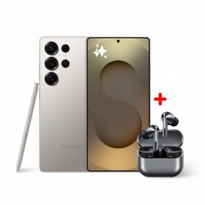 Celular Samsung Galaxy S25 Ultra 512GB 6.9" SM-S938BZTMLTP Titanium Gray + Galaxy Buds SM-R630NZAALTA Silver