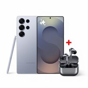 Celular Samsung Galaxy S25 Ultra 256GB 6.9" SM-S938BZBLLTP Titanium Silver blue + Galaxy Buds SM-R630NZAALTA Silver