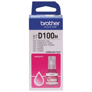 Tinta de Botella BROTHER BTD100M Magenta