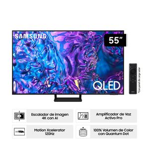 Televisor Samsung 55'' QLED 4K Q70D Tizen OS Smart TV (2024) QN55Q70DAGXPE