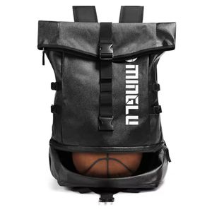 Mochila Deportiva MINGLU Futbol Basquet Gym Pelota Viajes 45 L 15.6 Negro