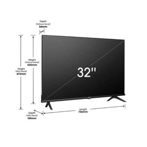 Televisor Hisense 32 Smart TV VIDAA HD LED 32A4H + RACK FIJO