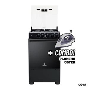 Cocina De Pie INDURAMA a Gas 4 Hornillas GOYA + Plancha OSTER