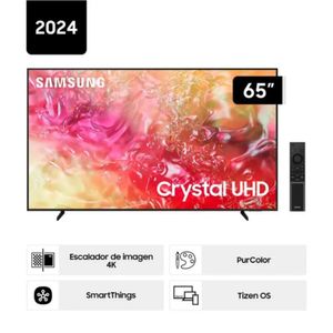 Televisor Samsung 65 Smart TV Tizen OS 4K CRYSTAL UHD LED UN65DU7000GXPE