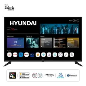 Televisor Hyundai 50 Smart TV WEBOS HUB 4K UHD LED HYLED5022W4KM